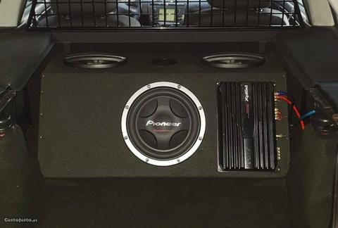 Som auto / carro - Subwoofer Amplificador Colunas