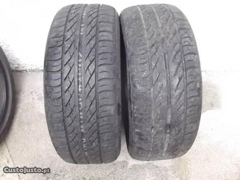 Três pneus como novos 205/45 R16 Dunlop
