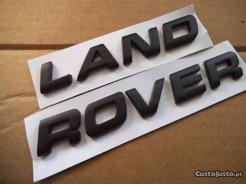 Letras Land rover preto 240x18mm