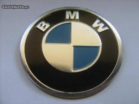 Simbolo Bmw liso aluminio 55mm