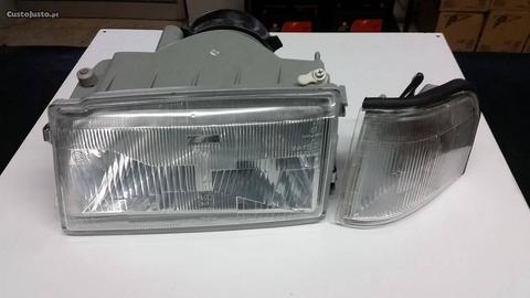 Farol Esquerdo + Pisca Fiat Uno 1989 Valeo