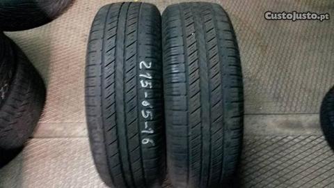 pneus 215 65 16 usados com garantia em bom estado