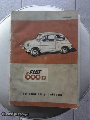Fiat 600d manual proprietário original
