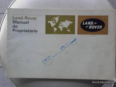 Land Rover séries II-manual prop portugues