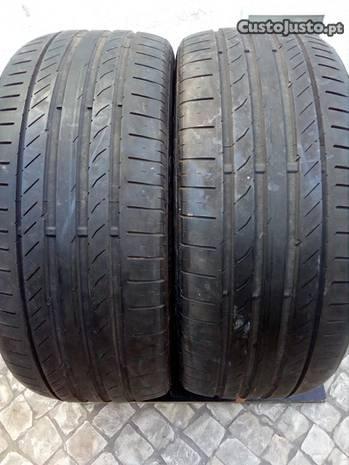 2 pneus 245/45 R17 , 91 W Continental bom piso