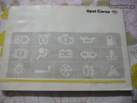 Manual Instruções Opel Corsa