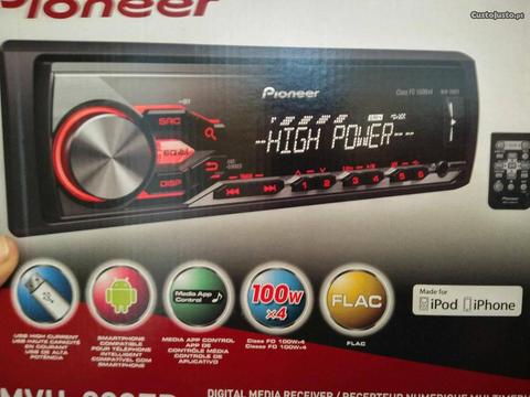 Auto rádio Pioneer 100w4 potente