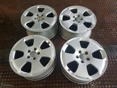 4 jantes 17 furaçao 5x112 originais Audi seminovas