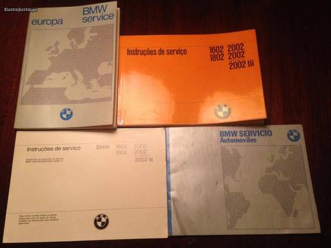 Manual Utilizador BMW 1602, 1802, 2002, 2002 Tii