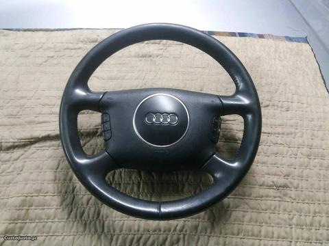 Volante em pele c/airbag audi a4